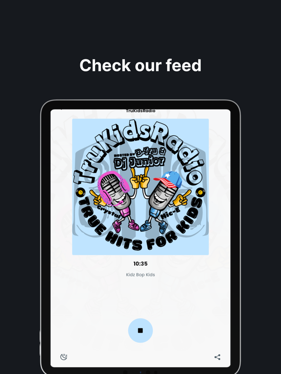 TruKidsRadio iPad screenshot 2 - Music app