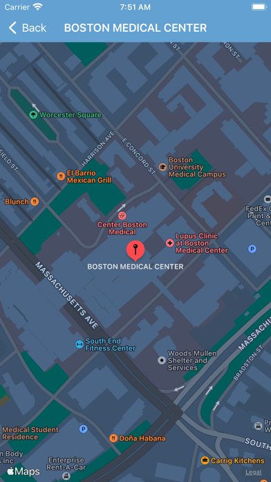 Medicare Hospital Compare Screenshot