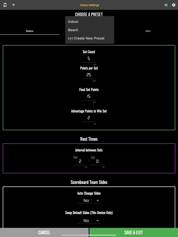 BT Volleyball Controller iPad screenshot 9 - Sports app