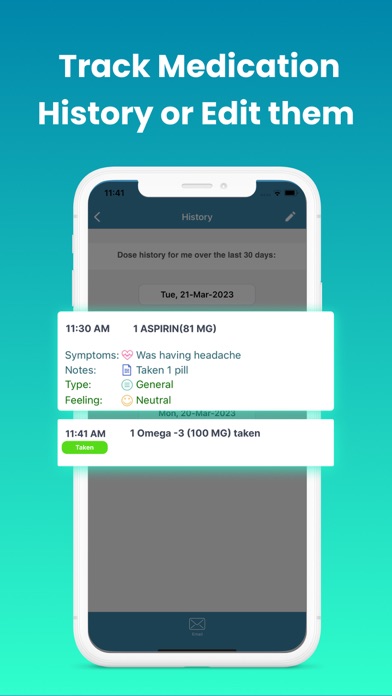 Dosecast: My Pill Reminder App Screenshot