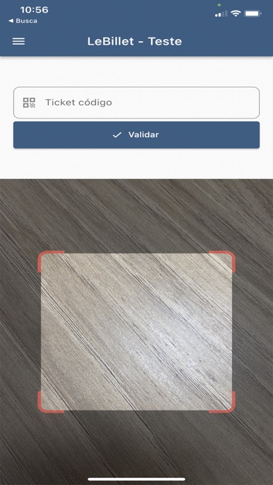 LeBillet Checkin Screenshot