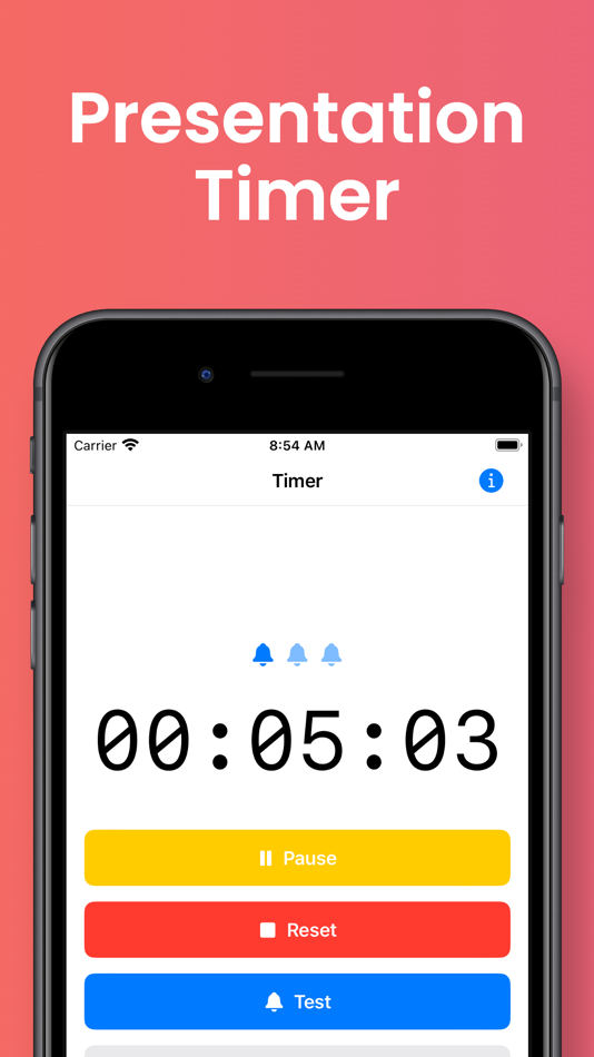 #1. Presentation Clock TimeKeeper (iOS) 由: Jordan Holland