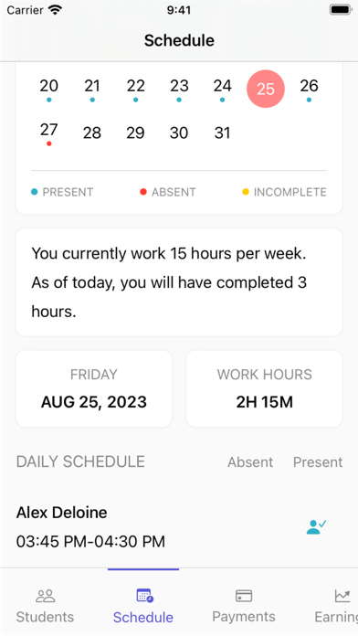 Teacher Paypad Screenshot