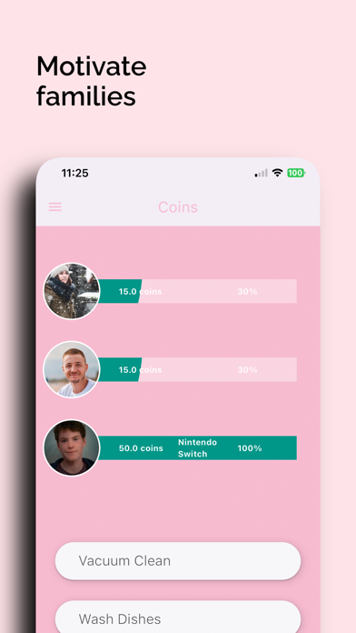 Coins - gamify family chores Screenshot