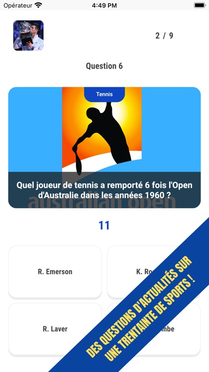 Culture Sports, Le Jeu de Quiz