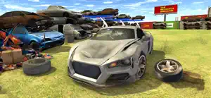 Car Test Junkyard Racing Game screenshot #1 for iPhone