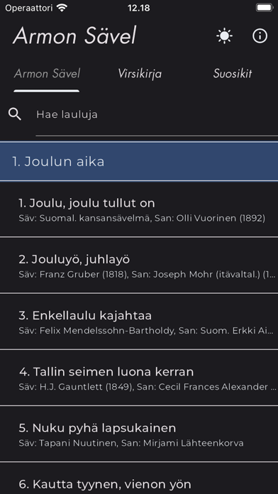 Armon Sävel Screenshot