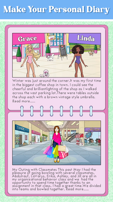 DIY Paper Doll Dress Up Games Screenshot