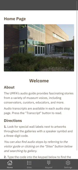 Game screenshot UMFA Audio Guide mod apk