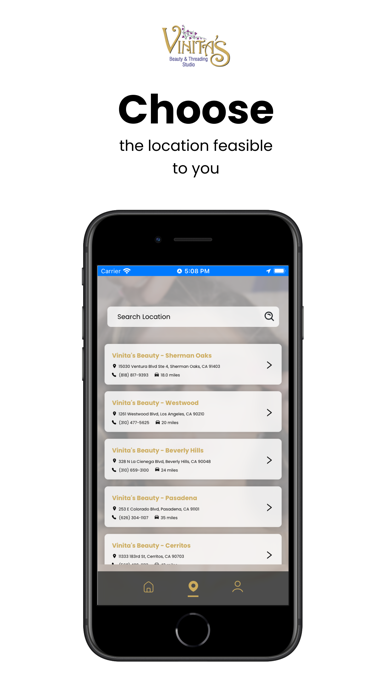 Vinita's Beauty iPhone screenshot 2 - Lifestyle app