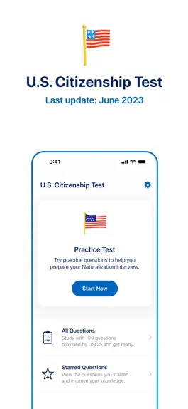 Game screenshot US Citizenship Test 2023-2024 mod apk