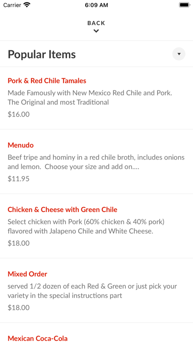 La Nortena Tamales Screenshot