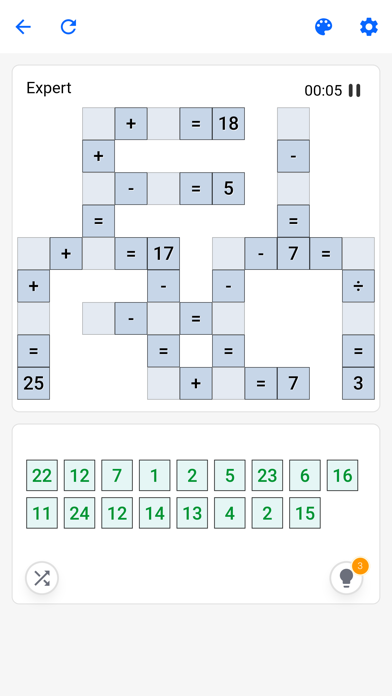 Cross Math - Math Puzzle Games Screenshot