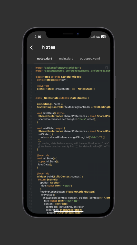 #7. FlutterLab(Pro) (iOS) Podle: Hrishi Suthar