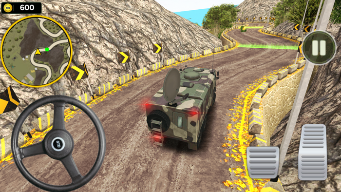 Army Jeep Truck Driving Games