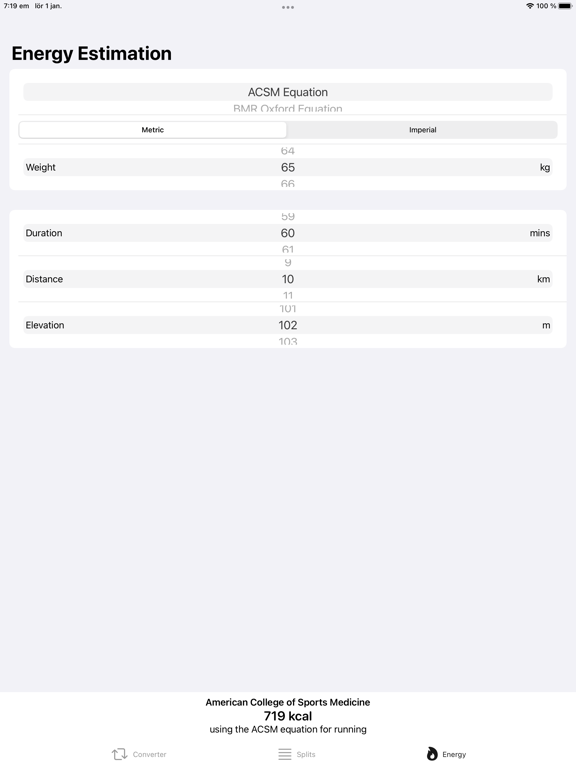 Screenshot #6 pour Runner's Calculator, Converter