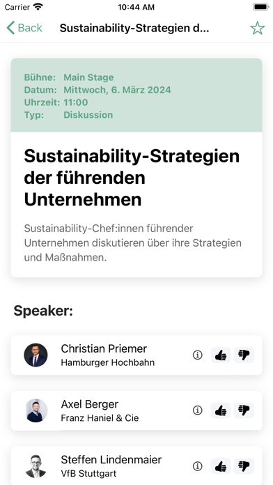 Sustainability Summit Screenshot