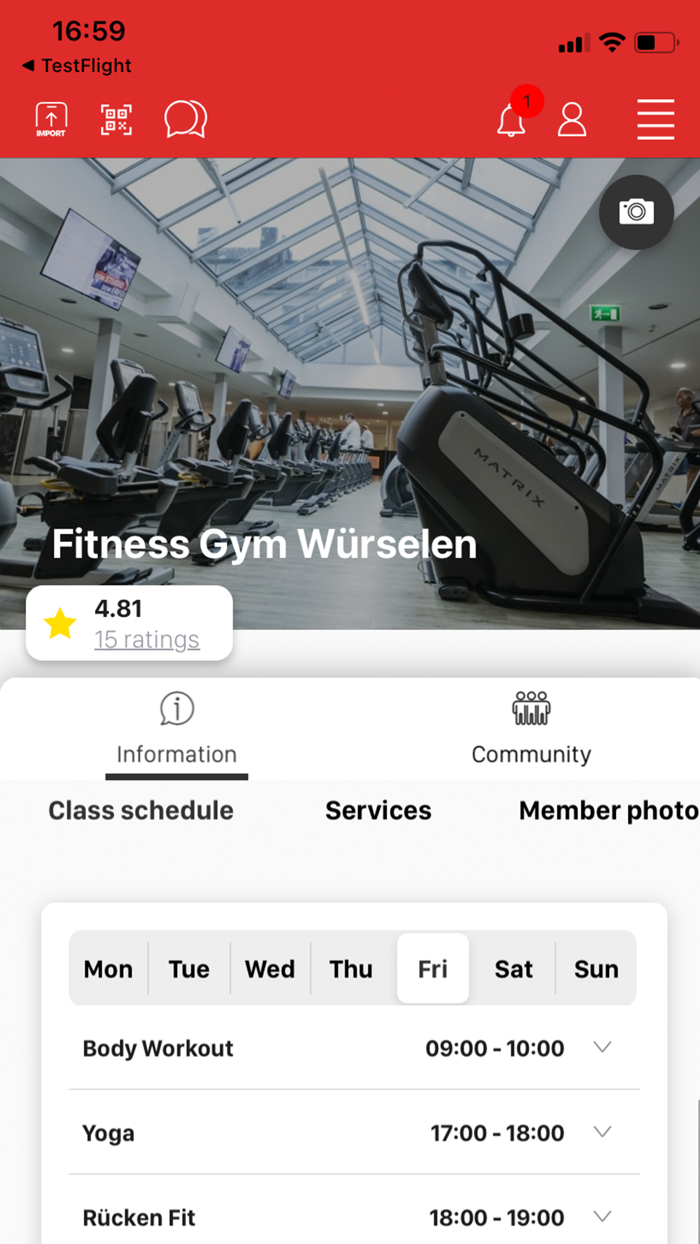 Fitness Gym Würselen