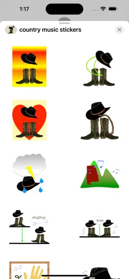 Game screenshot Country Music Stickers hack