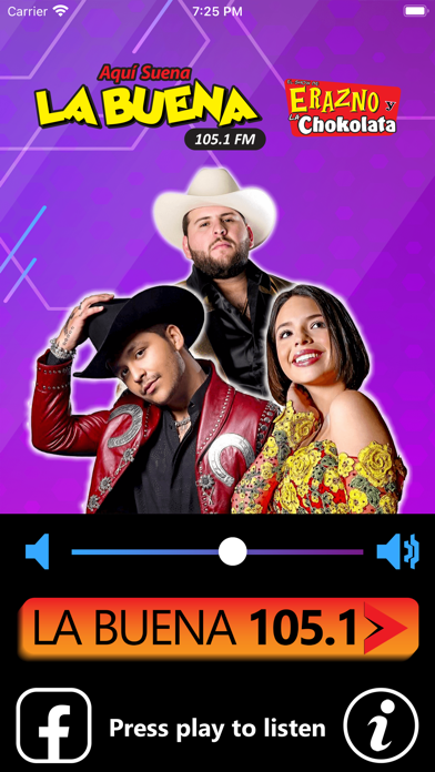 LaBuena 105.1 KIDI Santa Maria Screenshot