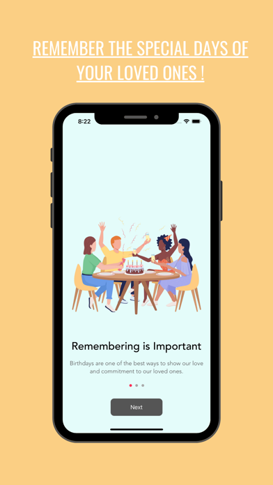 Birthday Reminder  | On Time Screenshot