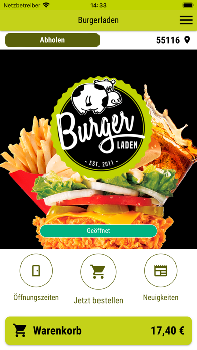 Burgerladen Screenshot