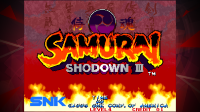SAMURAI SHODOWN III ACA NEOGEO screenshot 1