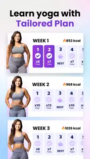 yoga for beginners weight loss iphone screenshot 2