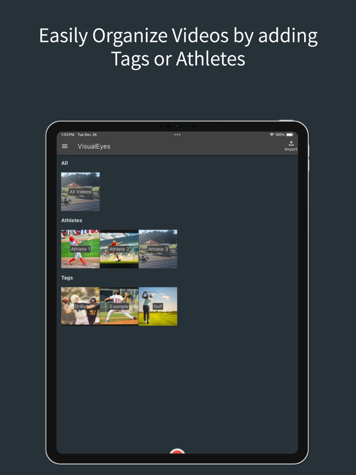 VisualEyes Video Coaching App