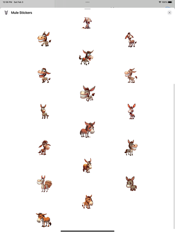 Screenshot #5 pour Mule Stickers