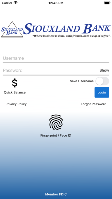 Siouxland Bank Mobile Screenshot