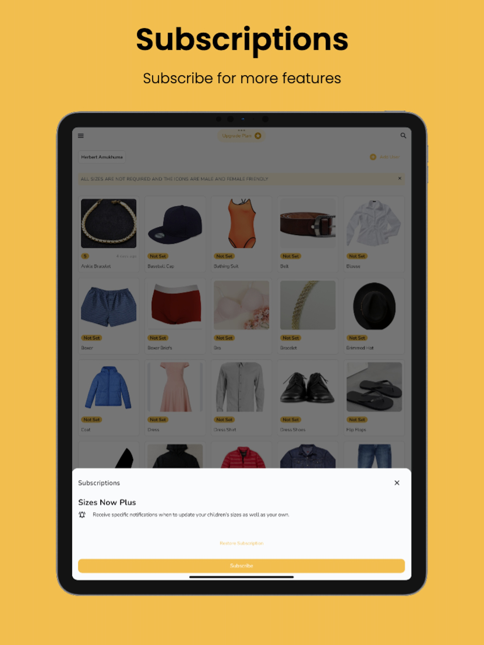 Sizes Now