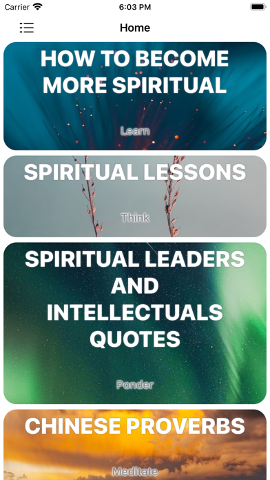 Daily Spiritual Quotes Screenshot