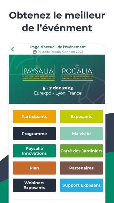 Screenshot #2 pour Paysalia Rocalia Connect