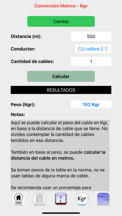 Linea Eléctrica Aérea Screenshot