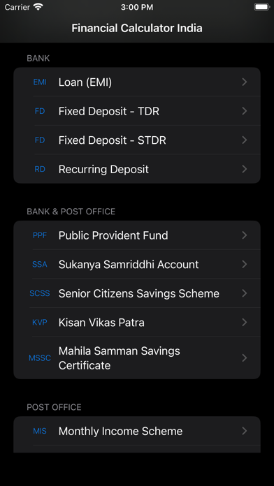 Financial Calculator India App Screenshot