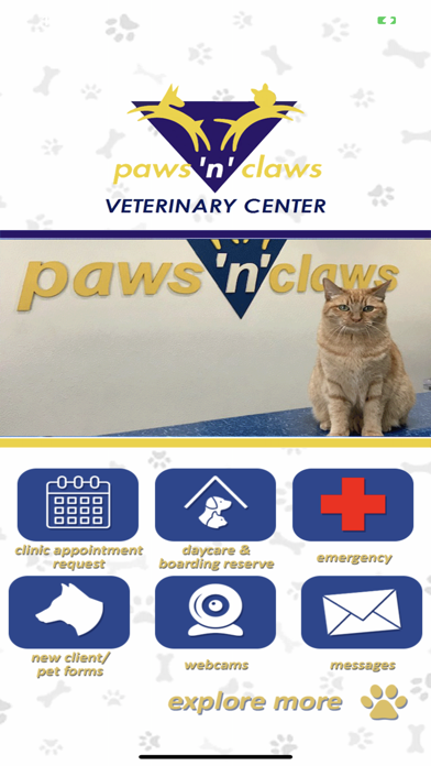 Paws n Claws Veterinary Center Screenshot