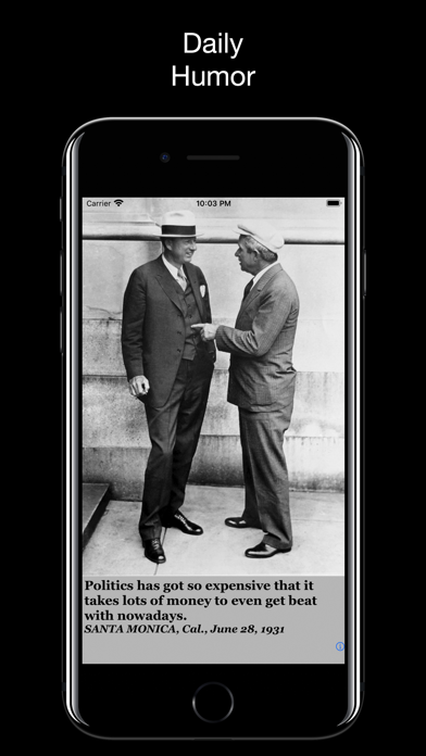Will Rogers Daily Quotes Screenshot