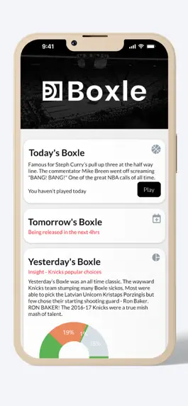 Game screenshot Boxle - Bball boxscore game mod apk