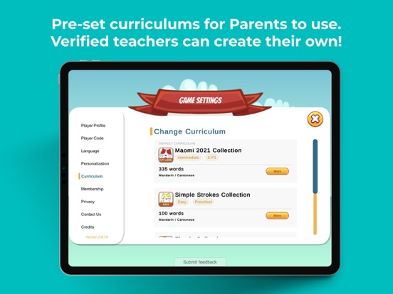 Maomi Stars: Kids Chinese Game iPad screenshot 10 - Education app