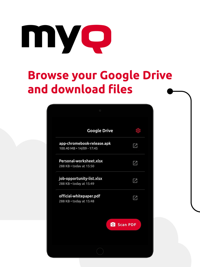 Camera scan to Google Drive