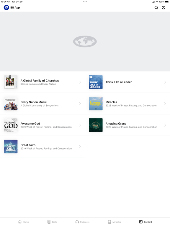 Every Nation iPad screenshot 4 - Lifestyle app