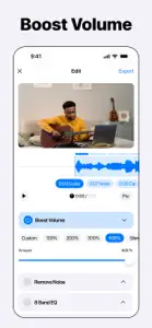 KLIN: AI Video Sound Cleaner screenshot #2 for iPhone