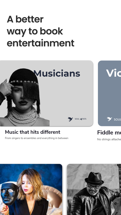 Soul Artists - Book Live Acts Screenshot