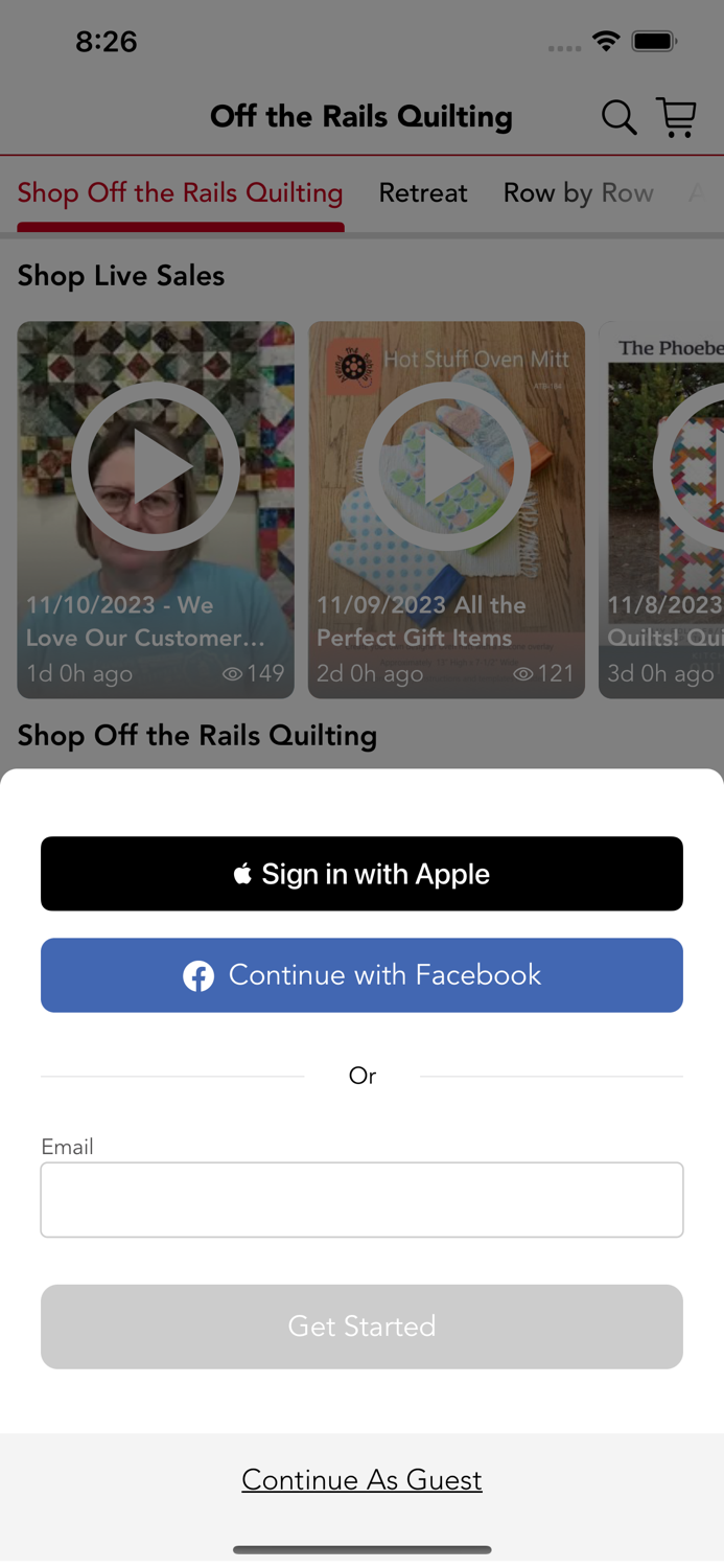 Off the Rails Quilting