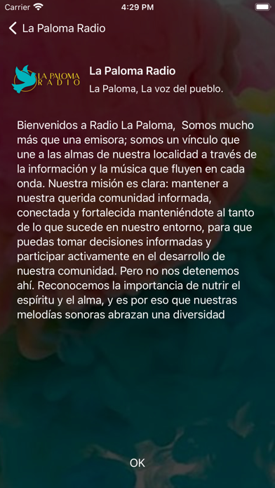 La Paloma Radio Screenshot