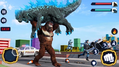 Giant Monster vs Gorilla Rush Screenshot