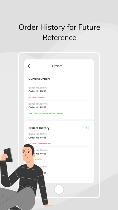 Elluminati Delivery User Screenshot