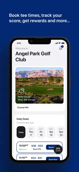 Game screenshot Angel Park Golf Club Tee Times mod apk
