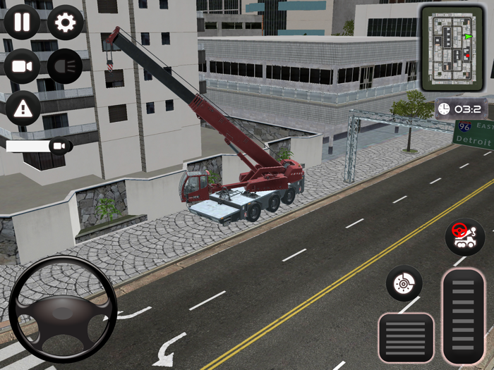 Crane Truck City Works